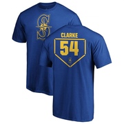 Men's Seattle Mariners Chris Clarke ＃54 RBI T-Shirt - Royal