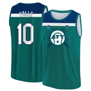 Men's Seattle Mariners Dave Valle ＃10 Legend Baseball Tank Top - Aqua/Blue