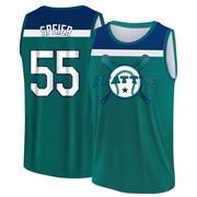 Men's Seattle Mariners Gabe Speier ＃55 Legend Baseball Tank Top - Aqua/Blue