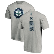 Men's Seattle Mariners Luis Urias ＃16 Backer T-Shirt Ash