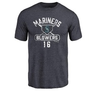 Men's Seattle Mariners Mike Blowers ＃16 Base Runner T-Shirt - Navy