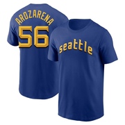 Men's Seattle Mariners Randy Arozarena ＃56 2023 City Connect Name & Number T-Shirt - Royal