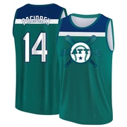 Men's Seattle Mariners Tom Paciorek ＃14 Legend Baseball Tank Top - Aqua/Blue