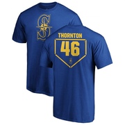 Men's Seattle Mariners Trent Thornton ＃46 RBI T-Shirt - Royal