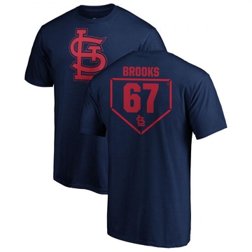 Men's St. Louis Cardinals Aaron Brooks ＃67 RBI T-Shirt - Navy