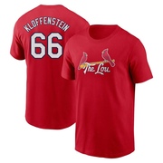 Men's St. Louis Cardinals Adam Kloffenstein ＃66 2024 City Connect Fuse Name & Number T-Shirt - Red