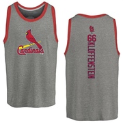 Men's St. Louis Cardinals Adam Kloffenstein ＃66 Backer Tank Top Ash