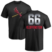 Men's St. Louis Cardinals Adam Kloffenstein ＃66 Midnight Mascot T-Shirt - Black