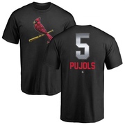 Men's St. Louis Cardinals Albert Pujols ＃5 Midnight Mascot T-Shirt - Black