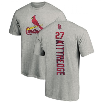 Men's St. Louis Cardinals Andrew Kittredge ＃27 Backer T-Shirt Ash