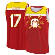 Men's St. Louis Cardinals Bobby Tolan ＃17 Legend Baseball Tank Top - Red/Yellow