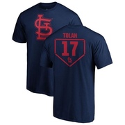 Men's St. Louis Cardinals Bobby Tolan ＃17 RBI T-Shirt - Navy