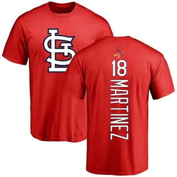 Men's St. Louis Cardinals Carlos Martinez ＃18 Backer T-Shirt - Red