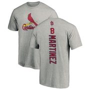 Men's St. Louis Cardinals Carlos Martinez ＃18 Backer T-Shirt Ash