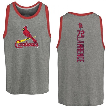 Men's St. Louis Cardinals Casey Lawrence ＃72 Backer Tank Top Ash