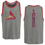 Men's St. Louis Cardinals Chris Carpenter ＃29 Backer Tank Top Ash