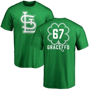 Men's St. Louis Cardinals Gordon Graceffo ＃67 Dubliner Name & Number T-Shirt Kelly - Green