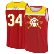 Men's St. Louis Cardinals J.A. Happ ＃34 Legend Baseball Tank Top - Red/Yellow