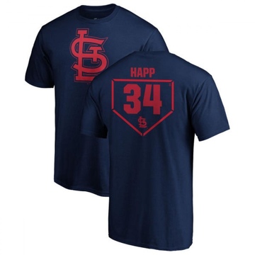 Men's St. Louis Cardinals J.A. Happ ＃34 RBI T-Shirt - Navy