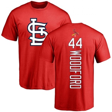 Men's St. Louis Cardinals Jake Woodford ＃44 Backer T-Shirt - Red