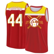 Men's St. Louis Cardinals Jake Woodford ＃44 Legend Baseball Tank Top - Red/Yellow