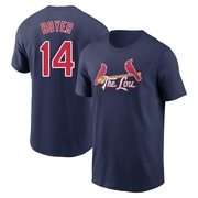 Men's St. Louis Cardinals Ken Boyer ＃14 2024 City Connect Name & Number T-Shirt - Navy