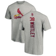 Men's St. Louis Cardinals Kodi Whitley ＃38 Backer T-Shirt Ash