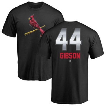 Men's St. Louis Cardinals Kyle Gibson ＃44 Midnight Mascot T-Shirt - Black