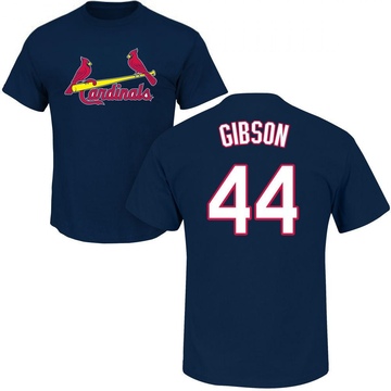 Men's St. Louis Cardinals Kyle Gibson ＃44 Roster Name & Number T-Shirt - Navy