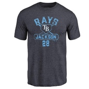 Men's Tampa Bay Rays Alex Jackson ＃28 Base Runner T-Shirt - Navy