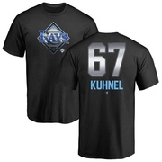 Men's Tampa Bay Rays Joel Kuhnel ＃67 Midnight Mascot T-Shirt - Black