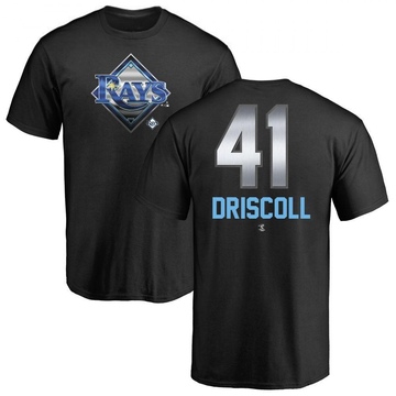 Men's Tampa Bay Rays Logan Driscoll ＃41 Midnight Mascot T-Shirt - Black