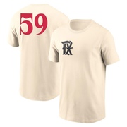 Men's Texas Rangers Andrew Chafin ＃59 2023 City Connect Name & Number T-Shirt - Cream