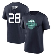 Men's Texas Rangers Jonah Heim ＃28 Game 2023 All-Star Outdoors Local Legend Name & Number T-Shirt - Navy