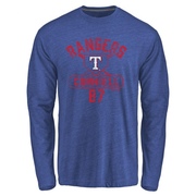 Men's Texas Rangers Jose Corniell ＃87 Base Runner Long Sleeve T-Shirt - Royal