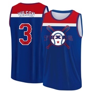 Men's Texas Rangers Russell Wilson ＃3 Legend Baseball Tank Top - Royal/Red