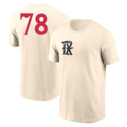 Men's Texas Rangers Zachary Kent ＃78 2023 City Connect Name & Number T-Shirt - Cream