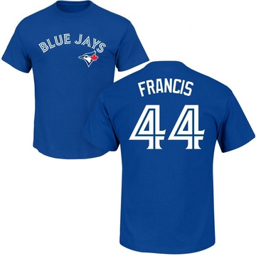 Men's Toronto Blue Jays Bowden Francis ＃44 Roster Name & Number T-Shirt - Royal
