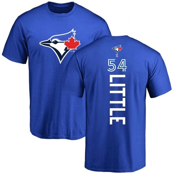 Men's Toronto Blue Jays Brendon Little ＃54 Backer T-Shirt - Royal