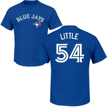 Men's Toronto Blue Jays Brendon Little ＃54 Roster Name & Number T-Shirt - Royal
