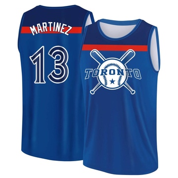Men's Toronto Blue Jays Buck Martinez ＃13 Legend Baseball Tank Top - Royal/Navy