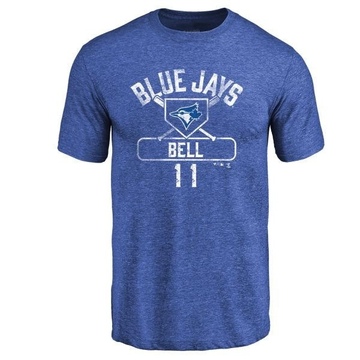 Men's Toronto Blue Jays George Bell ＃11 Base Runner T-Shirt - Royal