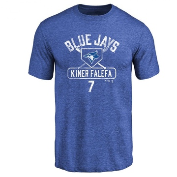 Men's Toronto Blue Jays Isiah Kiner-Falefa ＃7 Base Runner T-Shirt - Royal