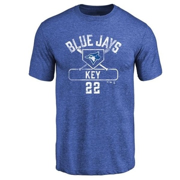 Men's Toronto Blue Jays Jimmy Key ＃22 Base Runner T-Shirt - Royal