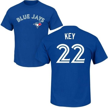 Men's Toronto Blue Jays Jimmy Key ＃22 Roster Name & Number T-Shirt - Royal