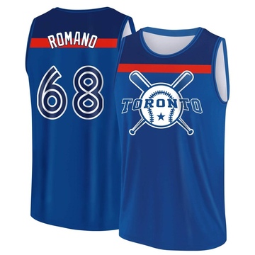 Men's Toronto Blue Jays Jordan Romano ＃68 Legend Baseball Tank Top - Royal/Navy