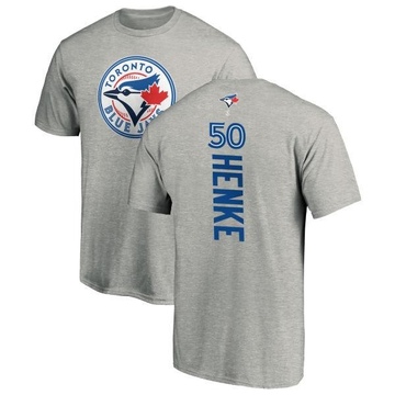 Men's Toronto Blue Jays Tom Henke ＃50 Backer T-Shirt Ash