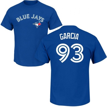 Men's Toronto Blue Jays Yimi Garcia ＃93 Roster Name & Number T-Shirt - Royal