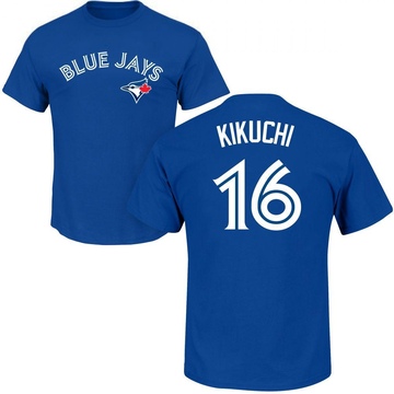 Men's Toronto Blue Jays Yusei Kikuchi ＃16 Roster Name & Number T-Shirt - Royal