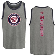 Men's Washington Nationals Amos Willingham ＃54 Backer Tank Top Ash